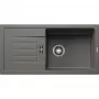 Blanco Favum XL 6 S Silgranit mosogató excenter nélkül, letisztult vonalvezetés, extra nagy medence /vulkánszürke/