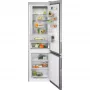 Electrolux LNT7ME36X3 alulfagyasztós kombinált hűtőszekrény, inox, nofrost, 201 cm, 266/101 l, cooling 360°, customflex, action cool, action freeze, extrachill