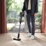 Electrolux EP71UB14DB akkumulátoros porszívó, farmerkék, led világítás a szívófejen, résszívó kefe, portalanító ecset, 14,4 v li-ion