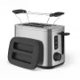 Electrolux E5T1-4ST kenyérpirító, inox, 7 pirítási fokozat, zsemlemelegítő rács, 800 w