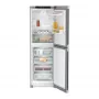 Liebherr CNsfd 5204 alulfagyasztós kombinált hűtőszekrény, ezüst, 185,5cm, nofrost, duocooling, érintővezérlés, easyfresh, freshair szűrő, led világítás