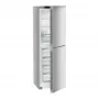 Liebherr CNsfd 5204 alulfagyasztós kombinált hűtőszekrény, ezüst, 185,5cm, nofrost, duocooling, érintővezérlés, easyfresh, freshair szűrő, led világítás