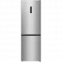 Gorenje NRKP61EA2XL4 alulfagyasztós kombinált hűtőszekrény, inox, nofrost, 185 cm, 204/96 l, gyorsfagyasztás funkció, led-kijelző