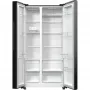 Gorenje NRR9185EABXL side-by-side hűtőszekrény, fekete, nofrost, inverteres, multiflow, twistice jégtálca, 178,6 cm, 358/192 l