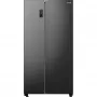 Gorenje NRR9185EABXL side-by-side hűtőszekrény, fekete, nofrost, inverteres, multiflow, twistice jégtálca, 178,6 cm, 358/192 l