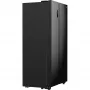 Gorenje NRR9185EABXL side-by-side hűtőszekrény, fekete, nofrost, inverteres, multiflow, twistice jégtálca, 178,6 cm, 358/192 l