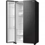 Gorenje NRR9185EABXL side-by-side hűtőszekrény, fekete, nofrost, inverteres, multiflow, twistice jégtálca, 178,6 cm, 358/192 l