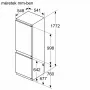 KIN865SF0 Beépítési méretrajz