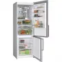 Bosch KGN49AIBT alulfagyasztós kombinált hűtőszekrény, nemesacél, 203 cm, 70 cm széles, 311/129 l, nofrost, vitafresh, gyorsfagyasztás, gyorshűtés