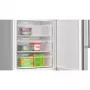 Bosch KGN49AIBT alulfagyasztós kombinált hűtőszekrény, nemesacél, 203 cm, 70 cm széles, 311/129 l, nofrost, vitafresh, gyorsfagyasztás, gyorshűtés