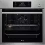 AEG BES351111M SteamBake beépíthető sütő, inox, gőzfunkcióval, hot air, led kijelző, teleszkópos sütősín, 72 l