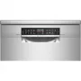 Bosch SMS6ZCI42E mosogatógép, nemesacél, 14 teríték, 44 db(a), perfectdry, homeconnect, 8 program, vario evőeszköztartó polc