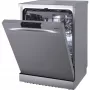 Gorenje GS620C10S mosogatógép, ezüst, 14 teríték, 45 db(a), totaldry, powerdrive, felső evőeszköztartó kosár, intenzív program