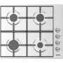 Gorenje G640XHS beépíthető gázfőzőlap, 60cm, oldalgombos vezérlés, egykezes szikragyújtás, zománcozott edénytartó rács, inox
