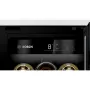 Bosch KUW20VHF0 beépíthető borhűtő, fekete, 82 cm, 58 l - 21 palack, elektronikus vezérlés, pult alá építhető