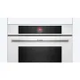 Bosch HBG7741W1 beépíthető sütő, fehér, 14 sütőfunkció, pirolitikus tisztítás, home connect, tft-kijelző, assist funkció, 71 liter