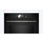 Bosch HMG778NB1 beépíthető sütő + mikró, fekete, pirolitikus, home connect, tft érintőkijelző, maghőmérő, teleszkópos sütősín, 67 l