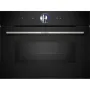 Bosch CMG7761B1 beépíthető kompakt sütő + mikró, fekete, pirolitikus, home connect, tft-kijelző, assist funkció, 45 l