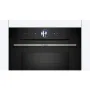 Bosch CMG7761B1 beépíthető kompakt sütő + mikró, fekete, pirolitikus, home connect, tft-kijelző, assist funkció, 45 l