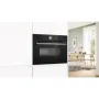 Bosch CMG7761B1 beépíthető kompakt sütő + mikró, fekete, pirolitikus, home connect, tft-kijelző, assist funkció, 45 l