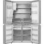 Hisense RQ760N4SASE MultiDoor hűtőszekrény, inoxlook, nofrost, multi air flow, víz- és jégadagoló, wi-fi, 178.5  cm, 352/232 l