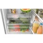 Bosch KGN392ICF alulfagyasztós kombinált hűtőszekrény, inox, 203 cm, 260/103 l, nofrost, vitafresh, multi airflow, gyorsfagyasztás, 60 cm széles