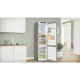 Bosch KGN392ICF alulfagyasztós kombinált hűtőszekrény, inox, 203 cm, 260/103 l, nofrost, vitafresh, multi airflow, gyorsfagyasztás, 60 cm széles