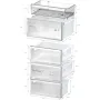 Bosch KGN392ICF alulfagyasztós kombinált hűtőszekrény, inox, 203 cm, 260/103 l, nofrost, vitafresh, multi airflow, gyorsfagyasztás, 60 cm széles