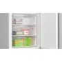 Bosch KGN492LDF alulfagyasztós kombinált hűtőszekrény, inoxlook, 203 cm, 70 cm széles, 311/129 l, nofrost, vitafresh, gyorsfagyasztás, gyorshűtés