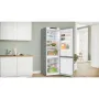 Bosch KGN492LDF alulfagyasztós kombinált hűtőszekrény, inoxlook, 203 cm, 70 cm széles, 311/129 l, nofrost, vitafresh, gyorsfagyasztás, gyorshűtés