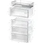 Bosch KGN492LDF alulfagyasztós kombinált hűtőszekrény, inoxlook, 203 cm, 70 cm széles, 311/129 l, nofrost, vitafresh, gyorsfagyasztás, gyorshűtés