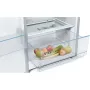 Bosch KSV36VLEP hűtőszekrény, szálcsiszolt acél (ujjlenyomat-mentes), 186 cm, 346 l, fagyasztórekesz nélkül, vitafresh, led