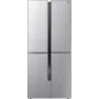 Gorenje NRM8182MX MultiDoor hűtőszekrény, szürke, nofrost, multiflow 360°, twistice jégtálca, freshzone, 181,6 cm, 278/149 l
