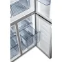 Gorenje NRM8182MX MultiDoor hűtőszekrény, szürke, nofrost, multiflow 360°, twistice jégtálca, freshzone, 181,6 cm, 278/149 l