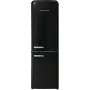 Gorenje ONRK619DBK Old Timer alulfagyasztós kombinált hűtőszekrény, fekete, nofrost, 194 cm, 204/96 l, multiflow, fastfreeze, freshzone