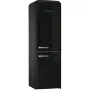 Gorenje ONRK619DBK Old Timer alulfagyasztós kombinált hűtőszekrény, fekete, nofrost, 194 cm, 204/96 l, multiflow, fastfreeze, freshzone