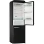 Gorenje ONRK619DBK Old Timer alulfagyasztós kombinált hűtőszekrény, fekete, nofrost, 194 cm, 204/96 l, multiflow, fastfreeze, freshzone