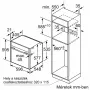 B64CS31N0 Beépítési méretrajz