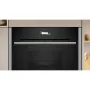 Neff C24DR1XN0 beépíthető kompakt gőzpároló, inox, pure steam párolás, színes tft kijelző, sütőasszisztens, lágy ajtónyitás