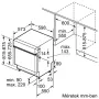 S145HVS00E Beépítési méretrajz