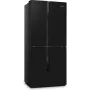 Gorenje NRM818EMB MultiDoor hűtőszekrény, fekete, nofrost, multiflow 360°, twistice jégtálca, freshzone, 181,6 cm, 278/149 l