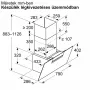 D85IFN1S0 Beépítési méretrajz