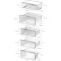 Neff KI7962FD0 beépíthető kombinált hűtőszekrény, 193,5 cm, 215/76 l, nofrost, elektronikus vezérlés, led, fresh safe, gyorsfagyasztás funkció