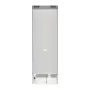 Liebherr KGNsd 52Vc03  alulfagyasztós kombinált hűtőszekrény, ezüst, 185,5 cm, nofrost, duocooling, érintővezérlés, powercooling, easyfresh, led