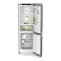 Liebherr CBNsdc 522i alulfagyasztós kombinált hűtőszekrény, ezüst, 185,5 cm, nofrost, biofresh, duocooling, érintővezérlés, easytwist-ice, freshair, wi-fi