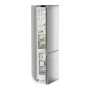 Liebherr CBNsfc 57vi alulfagyasztós kombinált hűtőszekrény, veggyfridge, 201,5 cm, nofrost, biofresh, duocooling, érintővezérlés, powercooling, easytwist-ice