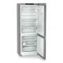 Liebherr CNsfd 7723 alulfagyasztós kombinált hűtőszekrény, ezüst, 201,5 cm, 75 cm széles, nofrost, duocooling, érintővezérlés, easytwist-ice, easyfresh, led