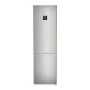 Liebherr CNsfc 574i alulfagyasztós kombinált hűtőszekrény, ezüst, 201,5 cm, nofrost, duocooling, érintővezérlés, powercooling, easyfresh, icemaker, led