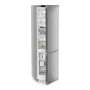 Liebherr CNsda 5723 alulfagyasztós kombinált hűtőszekrény, ezüst, 201,5cm, nofrost, duocooling, érintővezérlés, easytwist-ice, easyfresh, freshair szűrő, led