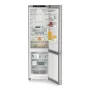 Liebherr CNgbc 5723 alulfagyasztós kombinált hűtőszekrény, glassblack, 201,5cm, nofrost, duocooling, érintővezérlés, easytwist-ice, easyfresh, led